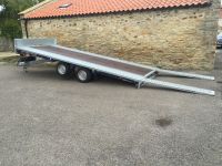 Flatbed / Tilted Trailer Hire (TT112) - Suit Tractors, Plant & Machinery