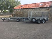 Ifor Williams GD85 Trailer with mesh side kit